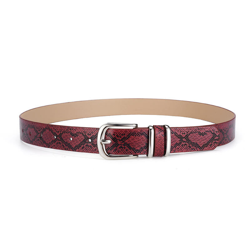 KODA PYTHON LEATHER BELT